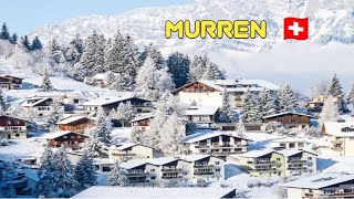 22 March 2024 4K walking tour Mürren Switzerland 🇨🇭 amazing walk walk in snow 🇨🇭 [upl. by Whittaker]