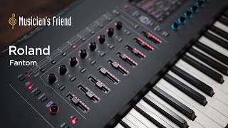 Roland Fantom SynthesizerWorkstation  Demo Overview and Features [upl. by Yrod]