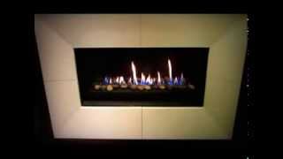 MajesticMonessen WDV500 Modern Linear Fireplace [upl. by Armanda]