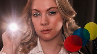 ASMR Cranial Nerve Exam Roleplay Eye amp Ear Exam Hearing Test Eyes Closed Low Light for Sleep [upl. by Evad583]