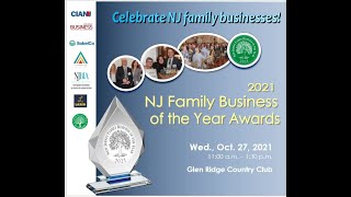 2021 NJ Family Business of the Year Awards  Video of Event 102721 [upl. by Acinod257]