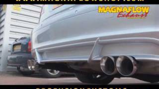 Magnaflow Custom Exhaust  BMW 750i True Dual Quad Exit System by Profusion Customs [upl. by Ireland]