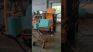 Fully automatic silage baler Fully automatic silage baling and wrapping machine Fully automati [upl. by Ellehsram]