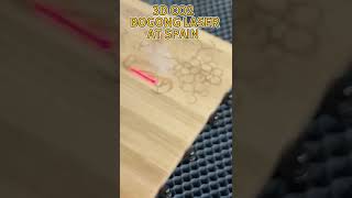 3D CO2 laser marking engraving cutting machine chopping board wood processing service [upl. by Melantha546]