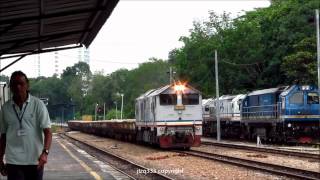 KTM Kargo 23103 Berani with Ballast Train [upl. by Ardnued]