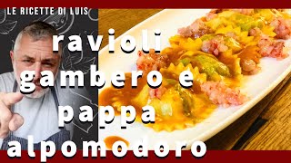 ravioli gamberi e pappa al pomodoro shorts [upl. by Aytnahs]