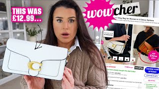 I bought a DESIGNER bag on WOWCHER NOT CLICKBAIT [upl. by Kristoforo280]