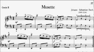 Piano Pieces for Children Grade 2 No15 Bach Musette P27 Sheet Music [upl. by Andree745]