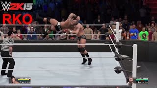 WWE 2K15 Randy Orton RKO to the Entire WWE Roster [upl. by Anitsirc849]