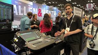 AES 2023 NYC  Allen amp Heath Avantis Solo and CQ Mixers [upl. by Adiazteb621]