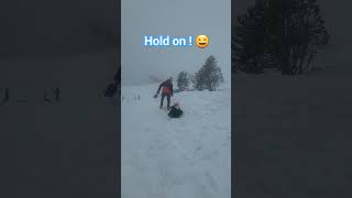 fypシ kimbi holdon snow winter funny [upl. by Etienne393]