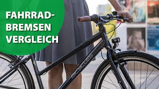 BOC FahrradbremsenTestBremsenVergleich Scheibenbremse vs Felgenbremse vs Rücktrittbremse [upl. by Adnih448]