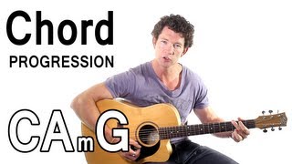 Beginner Guitar Chords 8  C Major A Minor and G Major [upl. by Morley252]