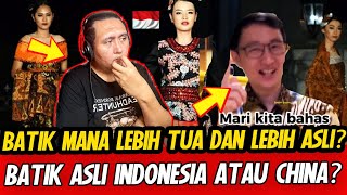 BATIK BUKAN DARI INDONESIAMengenal Sejarah Batik Benarkan Berasal dari China 🇲🇾REACTION🇮🇩 [upl. by Encratia370]