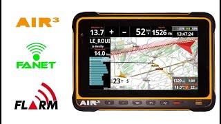 Air3 73  XC Track PRO  VarioGPS and Maps in FLIGHT INSTRUMENT [upl. by Sheng736]