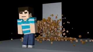 Minecraft short Slamacow Animation poop [upl. by Koslo]