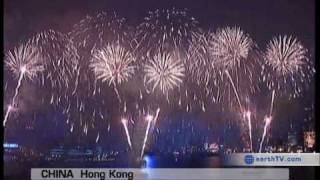 WHAT A WEEK Hong Kong in timelapse earthTV [upl. by Oirevas]