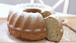 Saftiger Nusskuchen nach Omas Rezept Rührkuchen  Einfach amp lecker backen [upl. by Hamon125]