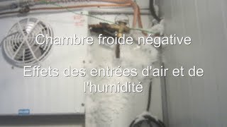 Froid97Effets des entrées dair et de lhumiditéchambre froide négative [upl. by Amyas]