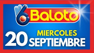 Resultados del BALOTO REVANCHA del MIERCOLES 20 de septiembre de 2023 [upl. by Trista]