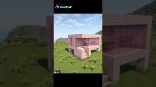 Minecraft Pink House 🏡 minecraft [upl. by Coussoule]