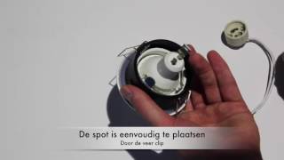 Product video Inbouw armatuur badkamer IP65 wit [upl. by Leunamme]