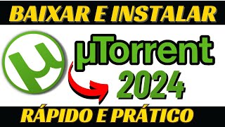 Baixar e Instalar uTORRENT  2024 [upl. by Cypro]