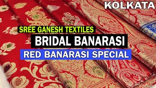 Bridal Banarasi Manufacturer And Wholesaler Burrabazar Kolkata [upl. by Enyaz]