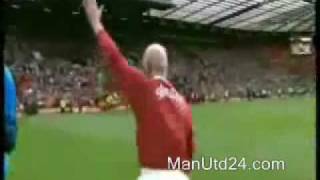 Sir Bobby Charlton taking penalties at Old Trafford during United Relief event May 01 2010 [upl. by Basilius]