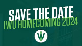 Save The Date Homecoming 2024 Illinois Wesleyan University [upl. by Repsac841]