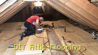 DIY Attic  Loft Flooring [upl. by Nikos333]