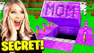 I Found My Moms SECRET Minecraft House [upl. by Halsted]