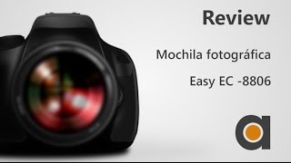 Review da Mochila Fotográfica  Easy EC8806  EZCK20L [upl. by Dymphia125]