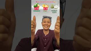 Avocado Pear amp Custard apple food eatingvideos mukbang shorts [upl. by Bithia]