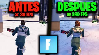 La MEJOR OPTIMIZACION Para FORTNITE C4S4 ✅ AUMENTA AL MAXIMO TUS FPS [upl. by Akeem]