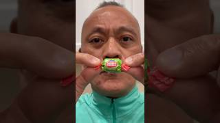 😍 ASMR AMERICAS ORIGINAL DUBBLE BUBBLE GUM APPLE FLAVOR AND EATING SOUNDS 😍 asmr shots [upl. by Ientruoc]