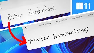 FINALLY Updates to Handwriting Recognition with Windows 11 [upl. by Torr]