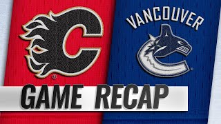 Pettersson big 3rd lead Canucks to win in opener [upl. by Ubald]