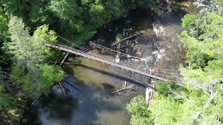 Swinging Bridge on the Toccoa River [upl. by Alveta]