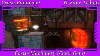 Crash Bandicoot N Sane Trilogy  Castle Machinery Clear Gem [upl. by Demha685]