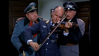 Klinks Untimely Violin Playing Enrages Burkhalter  Hogans Heroes  1970 [upl. by Cazzie68]