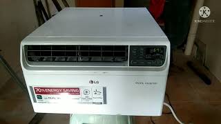 LG dual inverter window type CH67 error [upl. by Bergeron]