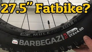 Bontrager Barbagazi 275x45 Fatbike Tire Review Weight and Width [upl. by Alger]