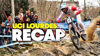 Best Downhill Runs from Lourdes  UCI DH World Cup 2022 [upl. by Najib]