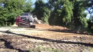 Skid Steer Pushing Off Dirt [upl. by Llerrahs]