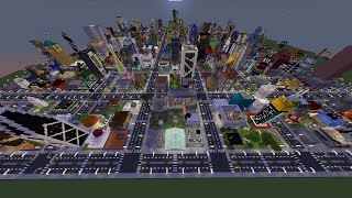 I Gave 300 Minecraft Players One Plot Each to Build A City [upl. by Corel]