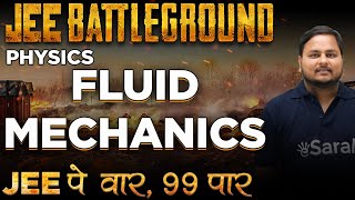 Fluid Mechanics Class 11  JEE  Concepts  Formulas amp Imp Questions Practice  JEE Battleground [upl. by Nirtak965]