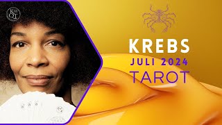 KREBS ♋️ TAROT Juli 2024 ♋️ DEINE ganz besondere Aufgabe [upl. by Nerraj975]