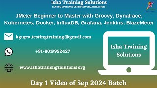 JMeter Beginner to Master Day 1 Video WhatsApp us on 918019952427 to enroll [upl. by Edgerton511]