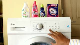 Midea Fully Automatic Front Load Washing Machine 7 KG Full Review in Telugu [upl. by Ertnom]